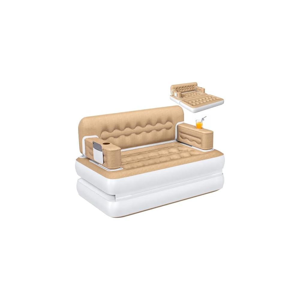 YITAHOME Queen Size Air Sofa Bed - Brown