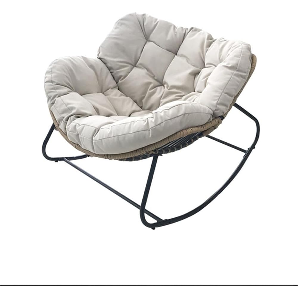 Shaking Chair Lazy Person Rattan Sofa Living Room Balcony Household Leisure Recliner Rocking