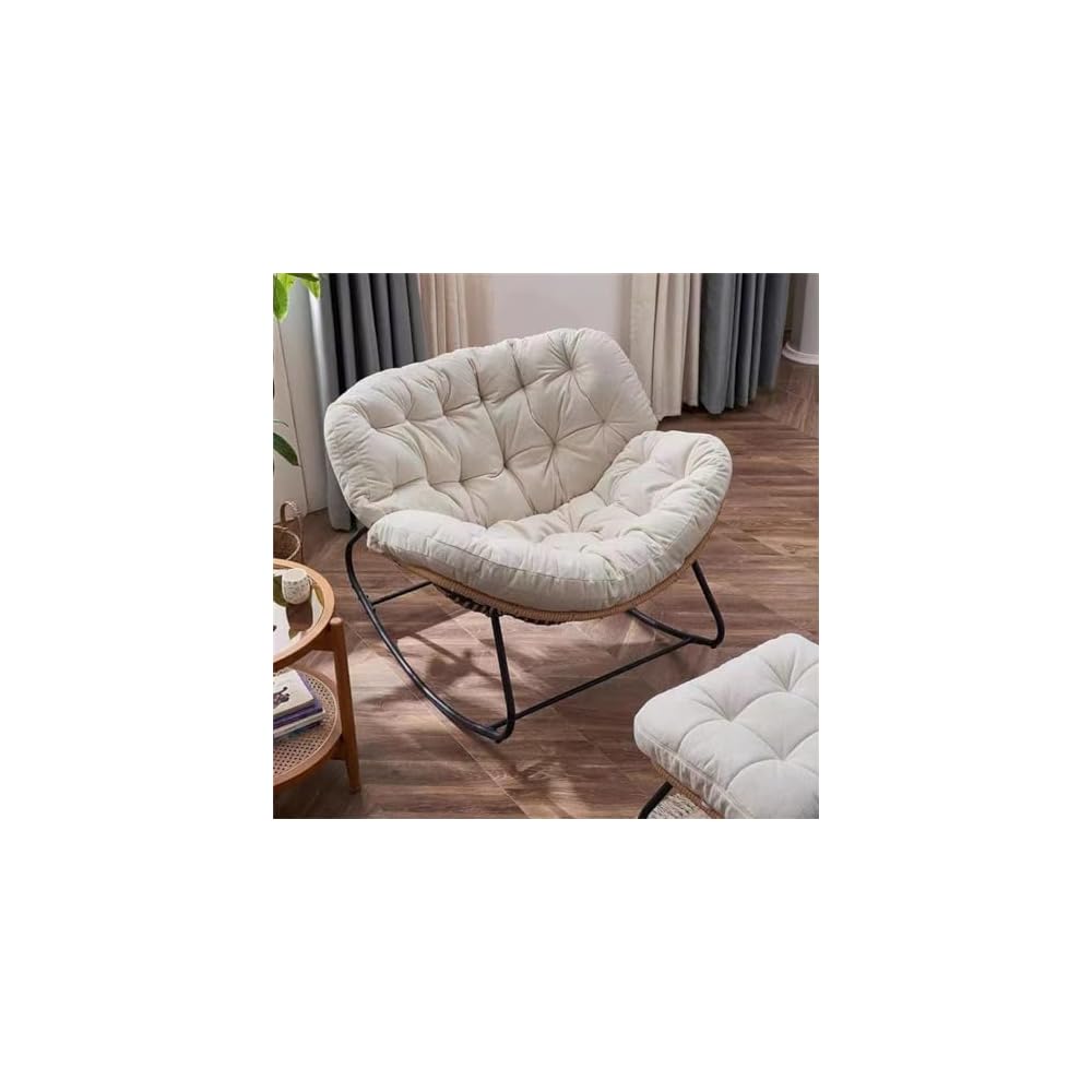 Shaking Chair Lazy Person Rattan Sofa Living Room Balcony Household Leisure Recliner Rocking