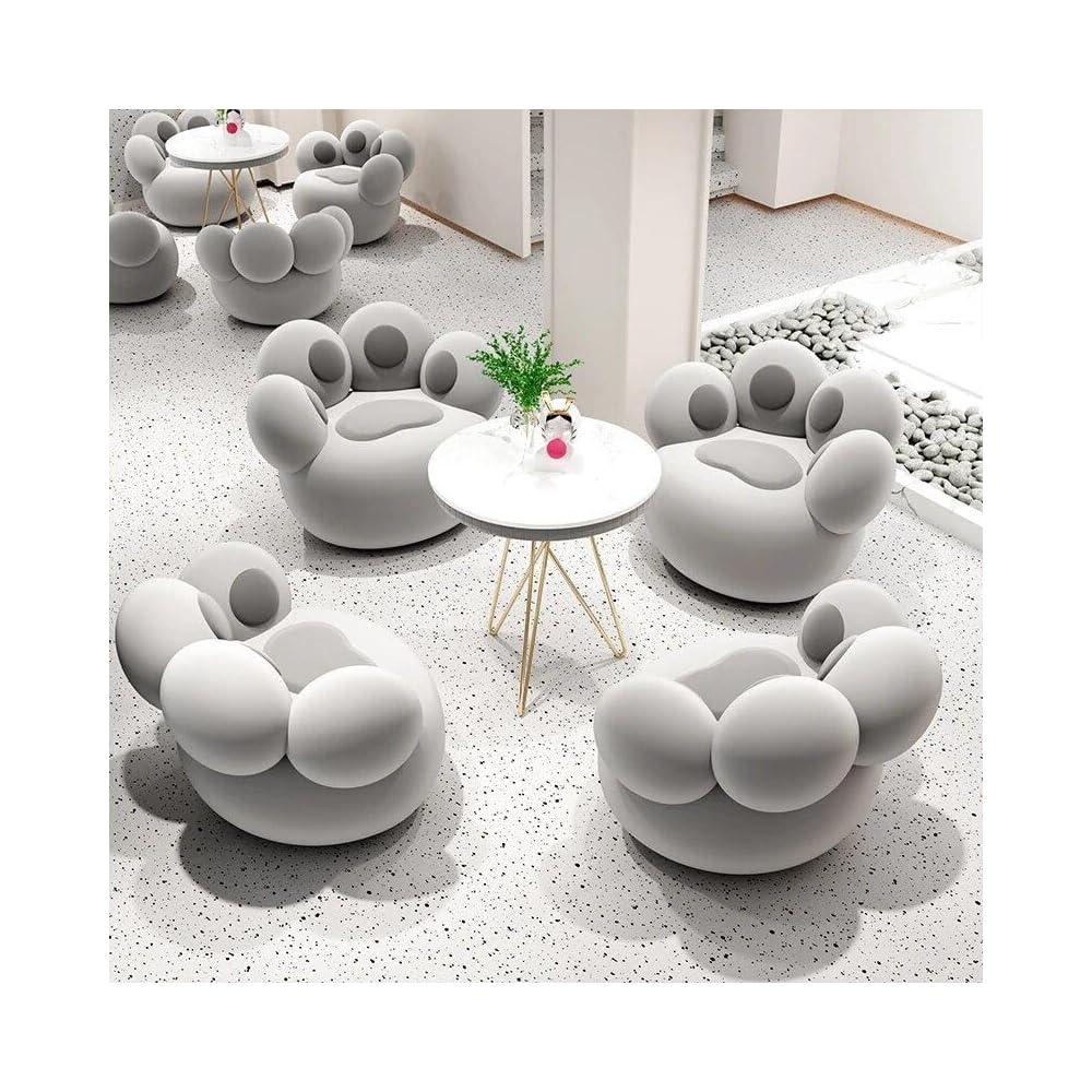 Modern Nordic-Style Lounge Chair – Elegant, Comfortable Living Room Furniture White