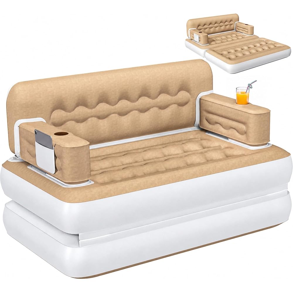 YITAHOME Queen Size Air Sofa Bed - Brown