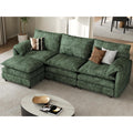 DWVO 108" Modular Sectional Sofa with Movable Ottoman